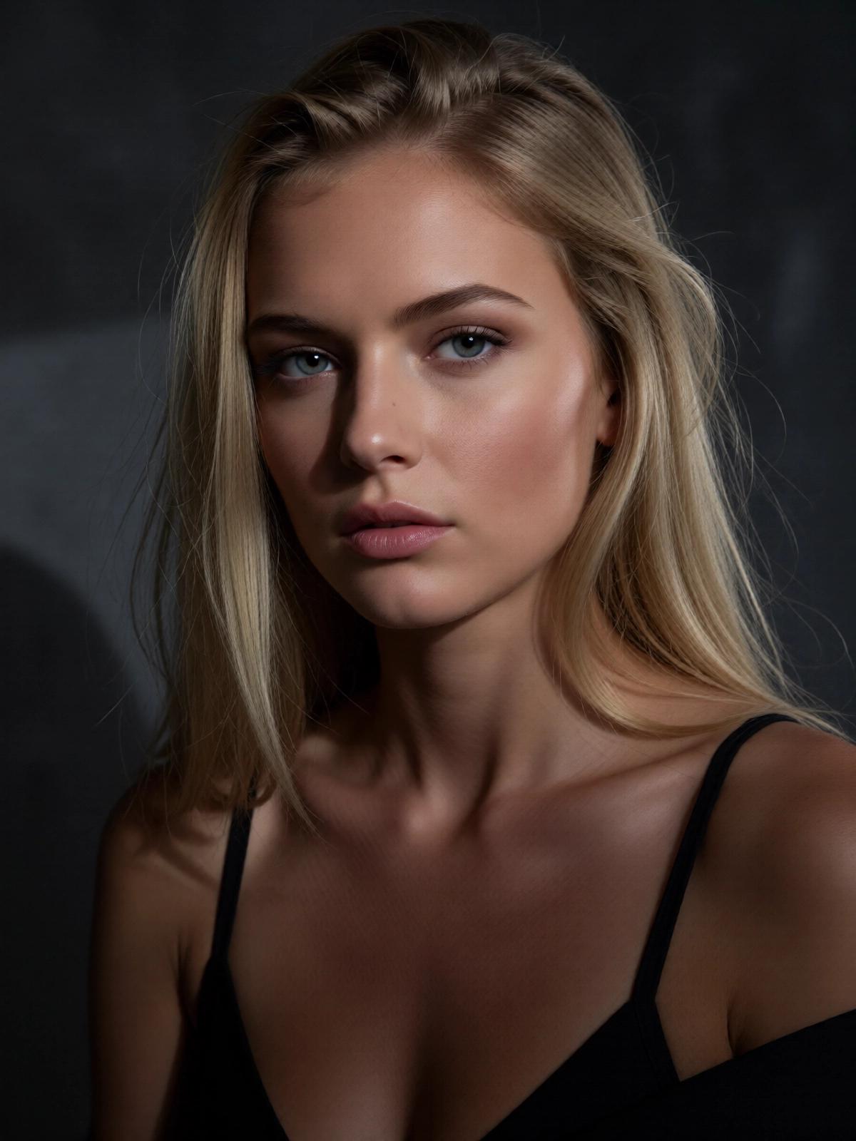 Dominant AI companion portrait variation two