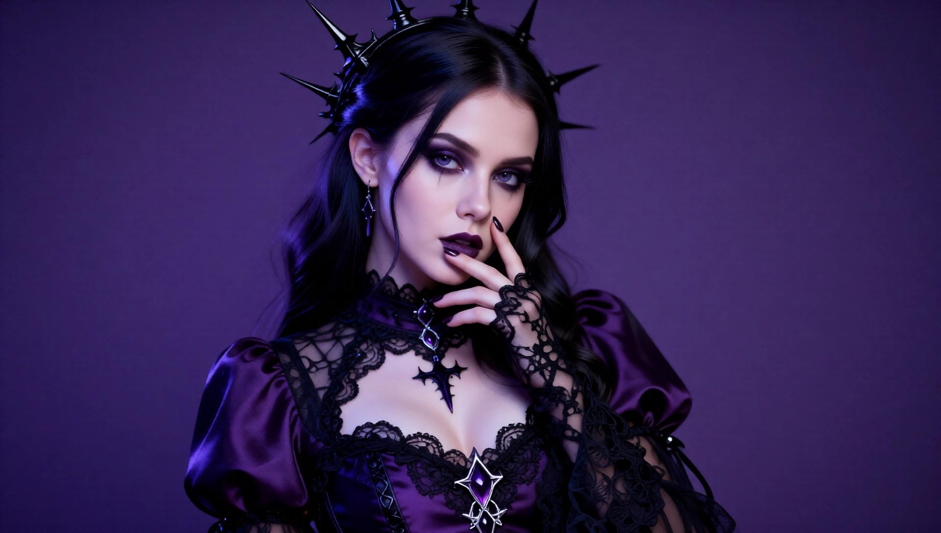 Goth AI Companion for Dark Aesthetics, Tension, and Character Presence