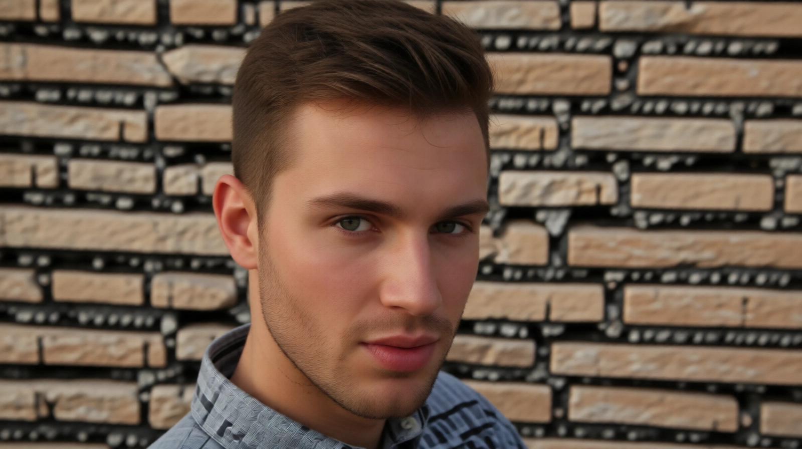 Virtual boyfriend landscape scene